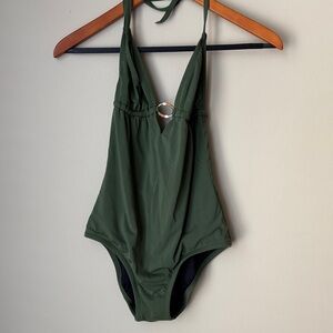 J. Crew Swimsuit Women’s  Deep Green One Piece - size 4 Small